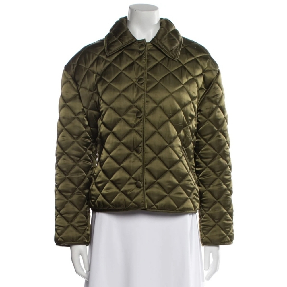 Quilted Green fill Jacket